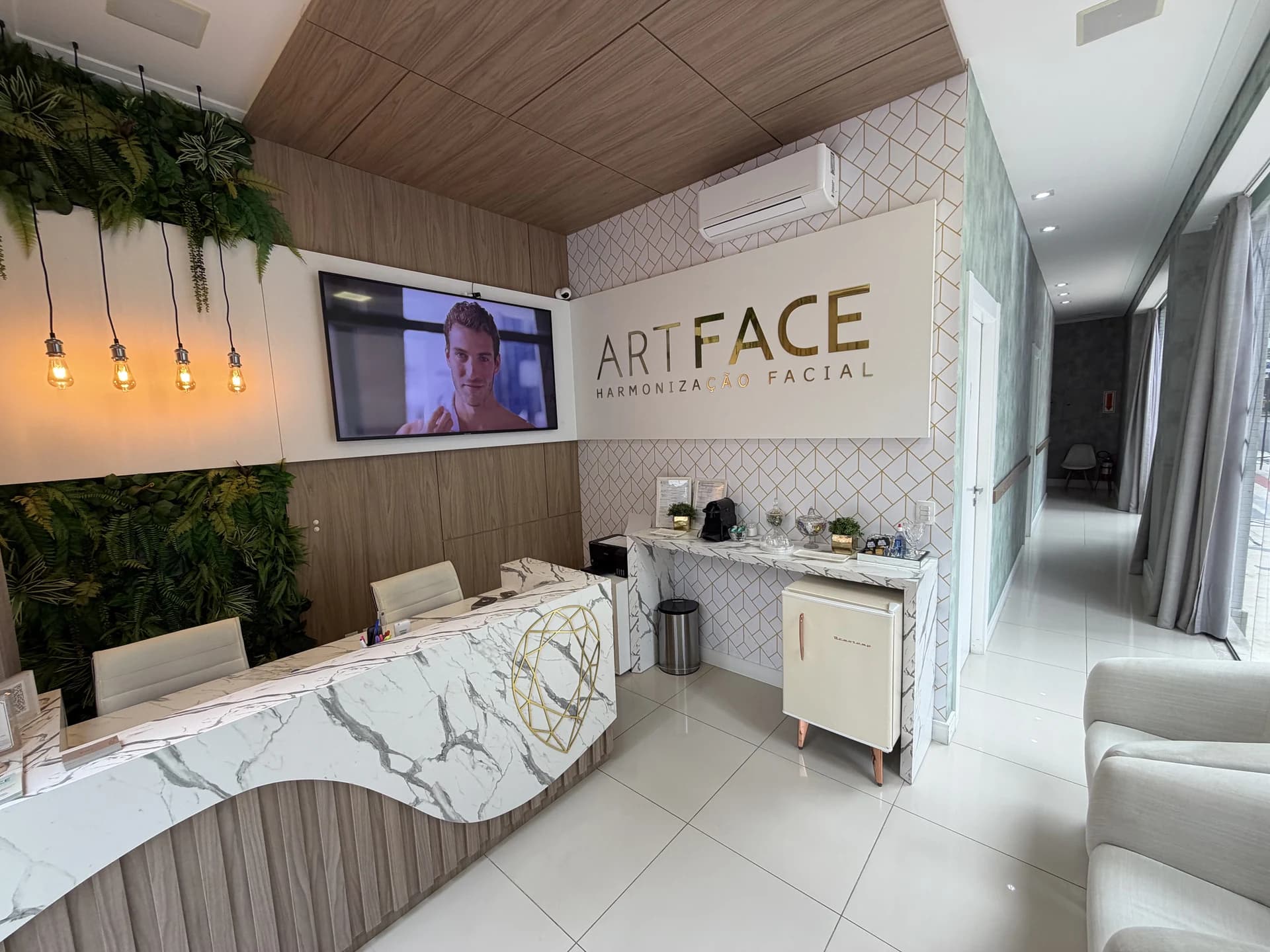 Recepção da ArtFace Harmonização Facial em Balneário Camboriú